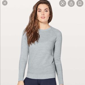 Lululemon simply wool sweater baby blue 4